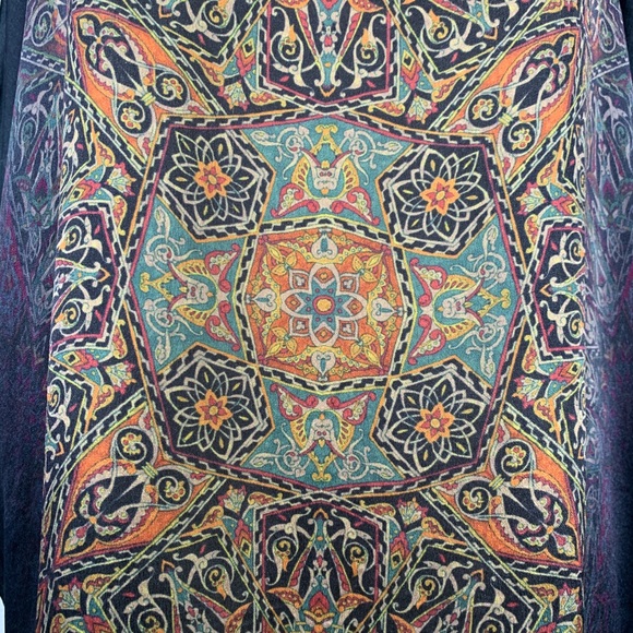Johnny Was Biya Mandala Printed Silk Tunic Sz S - Picture 3 of 8